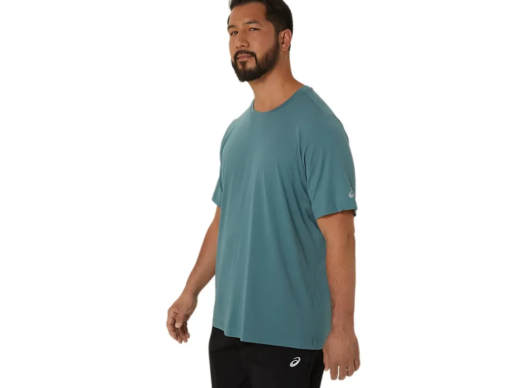 ASICS MEN SHORT SLEEVE HTHR TECH TOP-Men Extended Sizes|T-Shirts & Tops