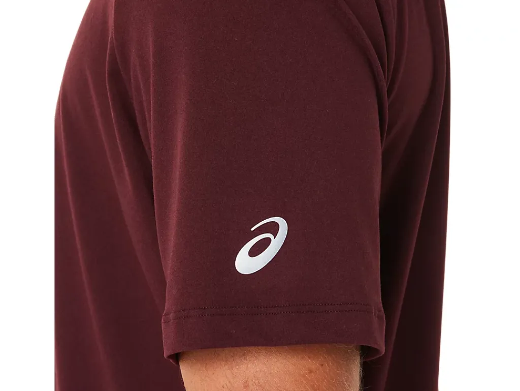 ASICS MEN SHORT SLEEVE HTHR TECH TOP-Men Extended Sizes|T-Shirts & Tops