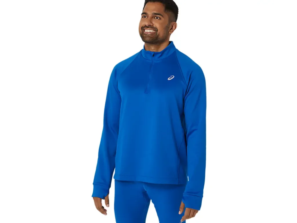 ASICS MEN THERMOPOLIS WINTER 1/2 ZIP-Men Extended Sizes|T-Shirts & Tops