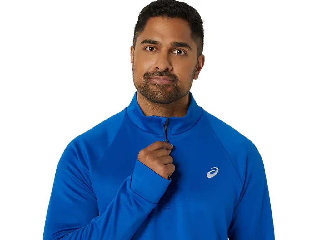 ASICS MEN THERMOPOLIS WINTER 1/2 ZIP-Men Extended Sizes|T-Shirts & Tops