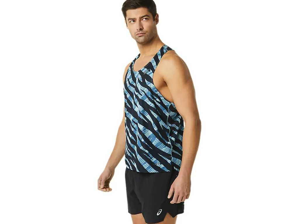 ASICS MEN VENTILATE ACTIBREEZE SINGLET-Men Training|T-Shirts & Tops