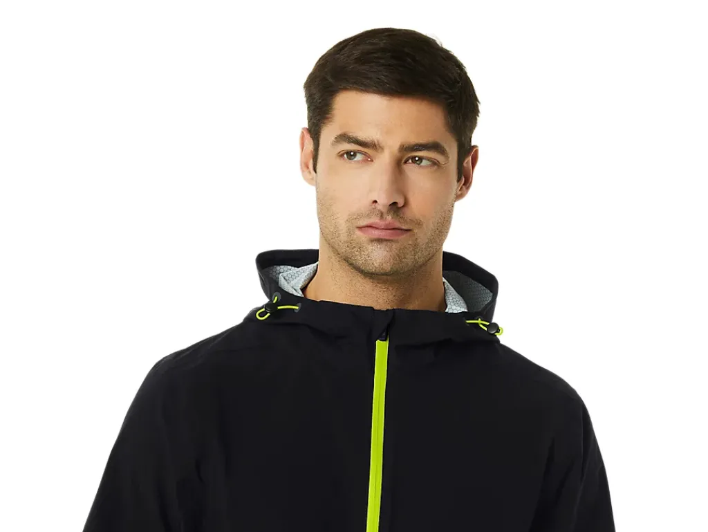 ASICS MEN WATERPROOF JACKET-Men Extended Sizes|Jackets & Outerwear