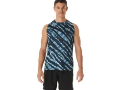 ASICS MEN WILD CAMO SINGLET-Men T-Shirts & Tops|Semi-Annual Sale
