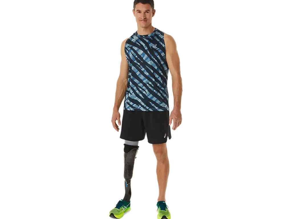 ASICS MEN WILD CAMO SINGLET-Men T-Shirts & Tops|Semi-Annual Sale