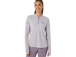 ASICS METARUN 1/2 ZIP LONG SLEEVE TOP-Women T-Shirts & Tops