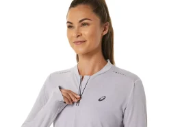 ASICS METARUN 1/2 ZIP LONG SLEEVE TOP-Women T-Shirts & Tops