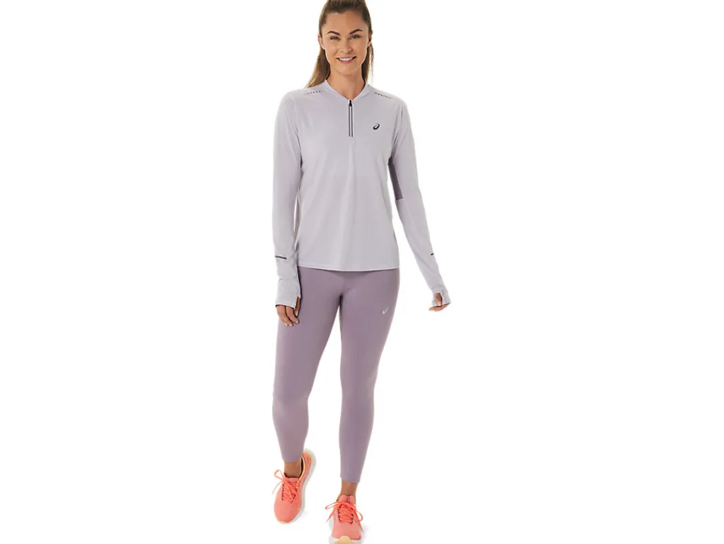 ASICS METARUN 1/2 ZIP LONG SLEEVE TOP-Women T-Shirts & Tops