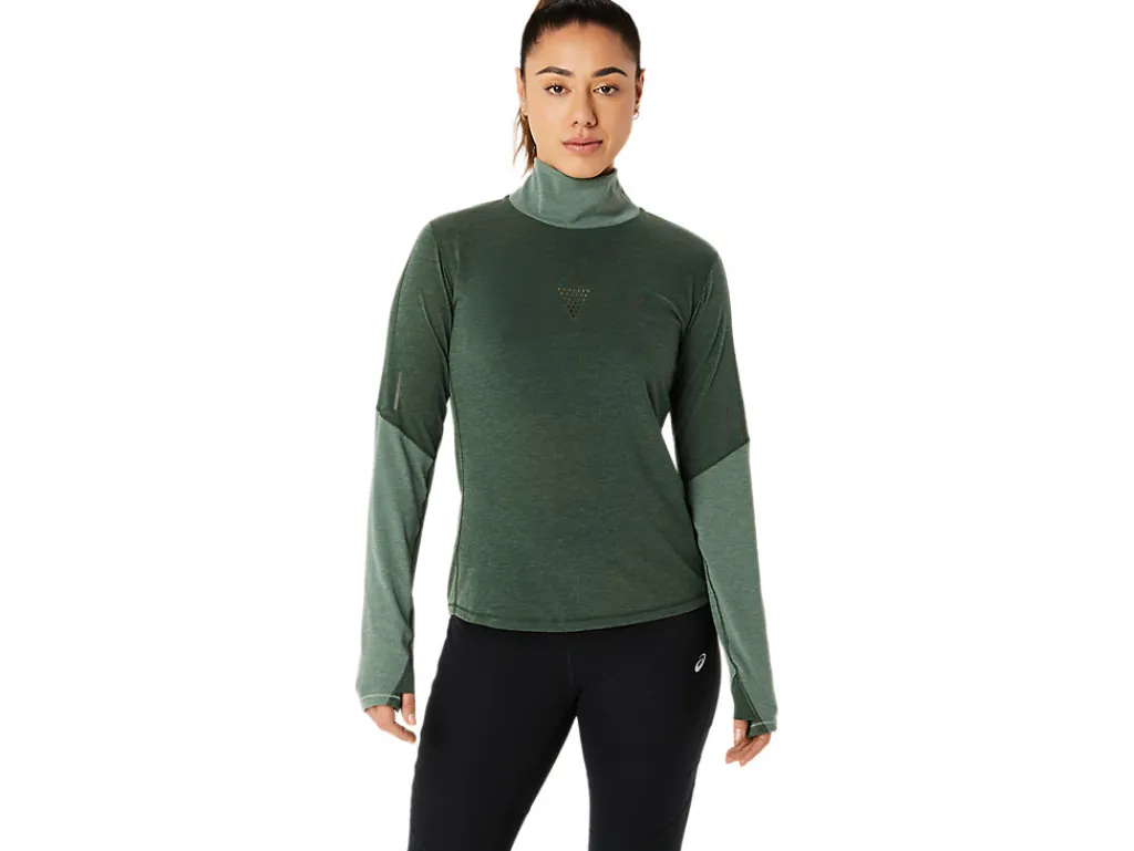 ASICS METARUN MOCK NECK LONG SLEEVE TOP-Women T-Shirts & Tops