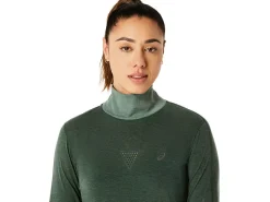 ASICS METARUN MOCK NECK LONG SLEEVE TOP-Women T-Shirts & Tops