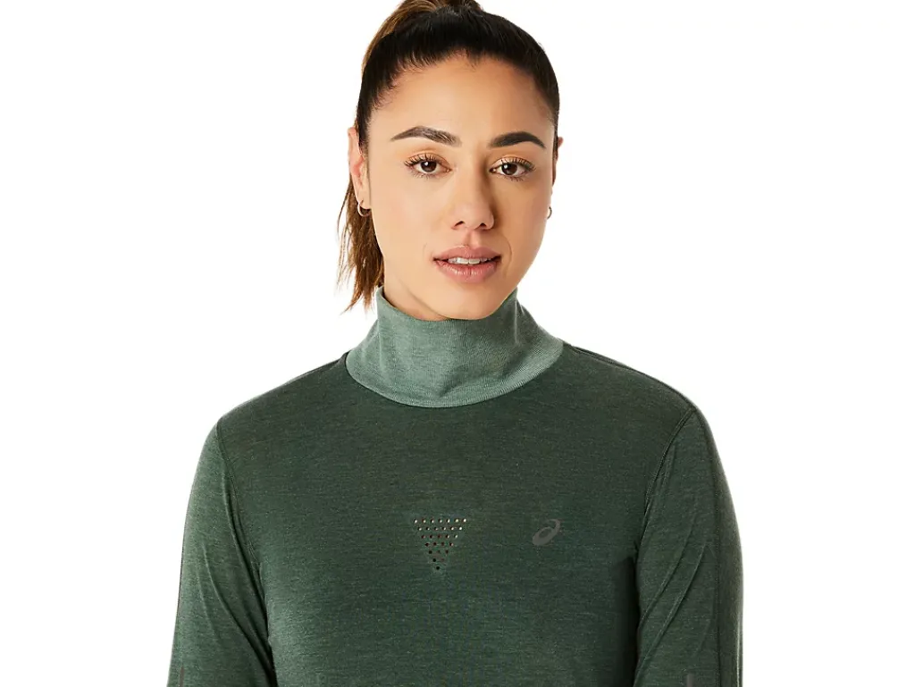 ASICS METARUN MOCK NECK LONG SLEEVE TOP-Women T-Shirts & Tops