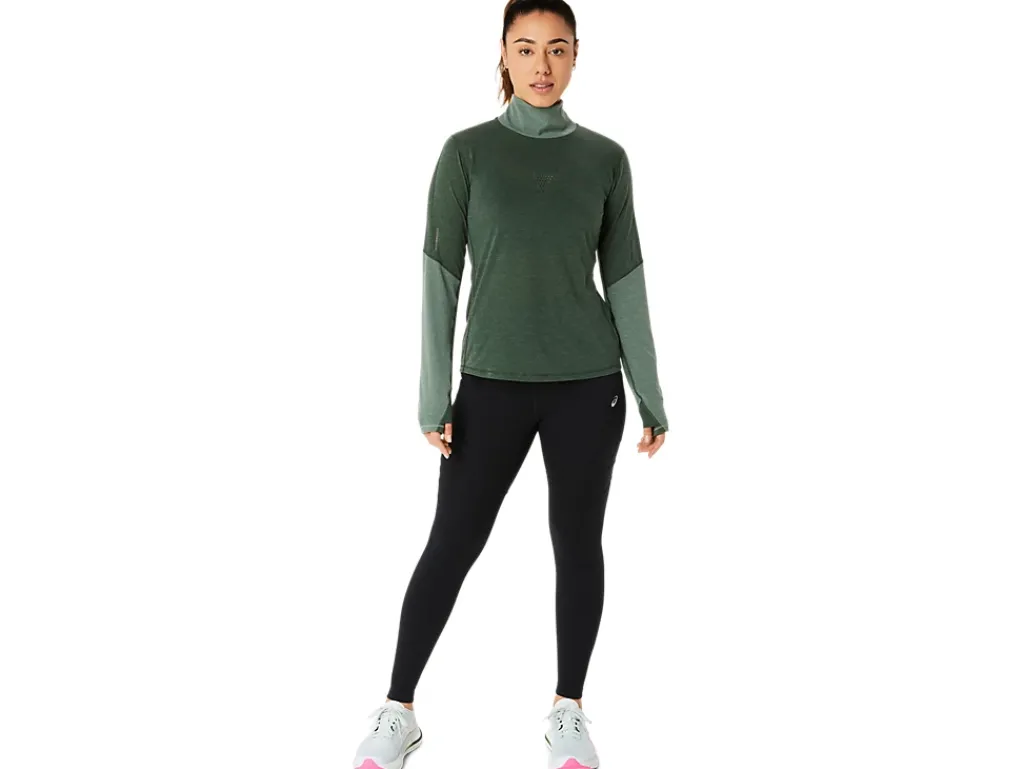 ASICS METARUN MOCK NECK LONG SLEEVE TOP-Women T-Shirts & Tops