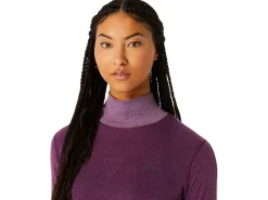 ASICS METARUN MOCK NECK LONG SLEEVE TOP-Women T-Shirts & Tops