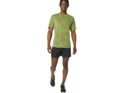 ASICS METARUN PATTERN 1/2 ZIP SHORT SLEEVE TOP-Men T-Shirts & Tops