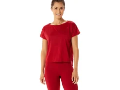 ASICS MOVEKOYO JACQUARD SHORT SLEEVE TOP-Women T-Shirts & Tops