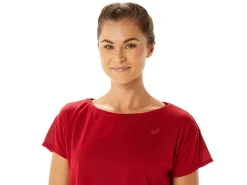 ASICS MOVEKOYO JACQUARD SHORT SLEEVE TOP-Women T-Shirts & Tops