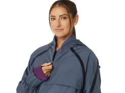 ASICS NAGINO WOVEN LONG JACKET-Women Jackets & Outerwear