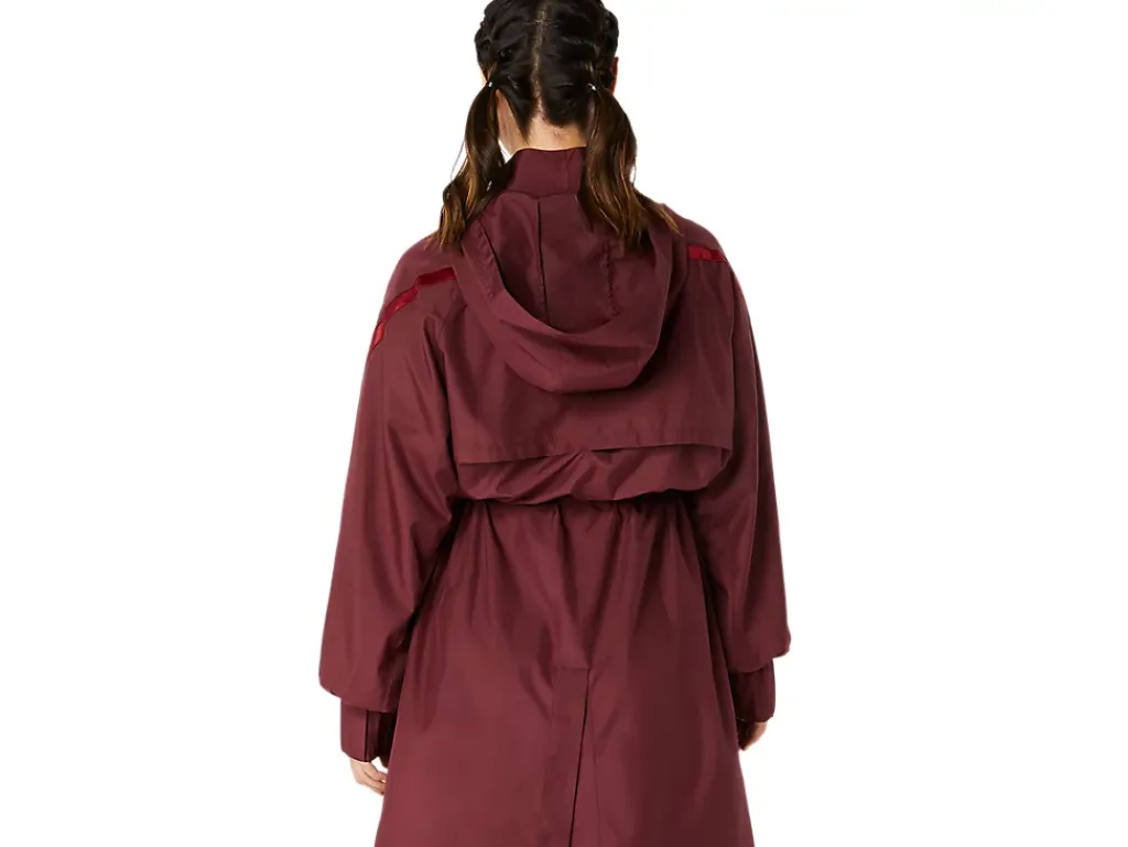 ASICS NAGINO WOVEN LONG JACKET-Women Jackets & Outerwear