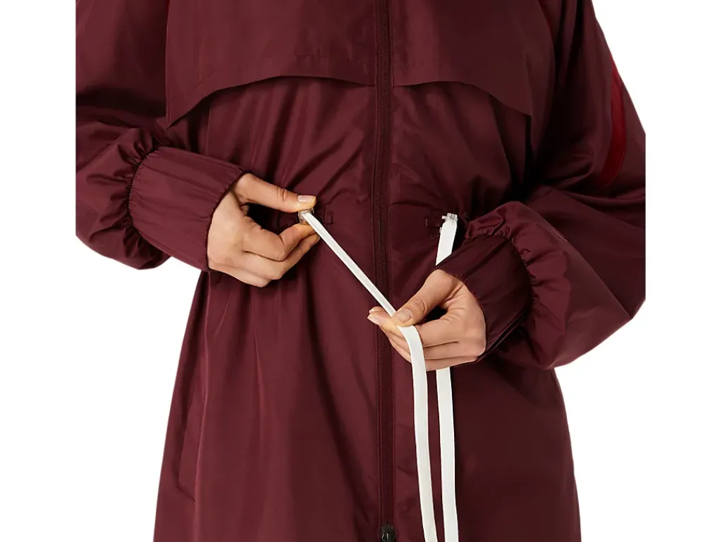 ASICS NAGINO WOVEN LONG JACKET-Women Jackets & Outerwear