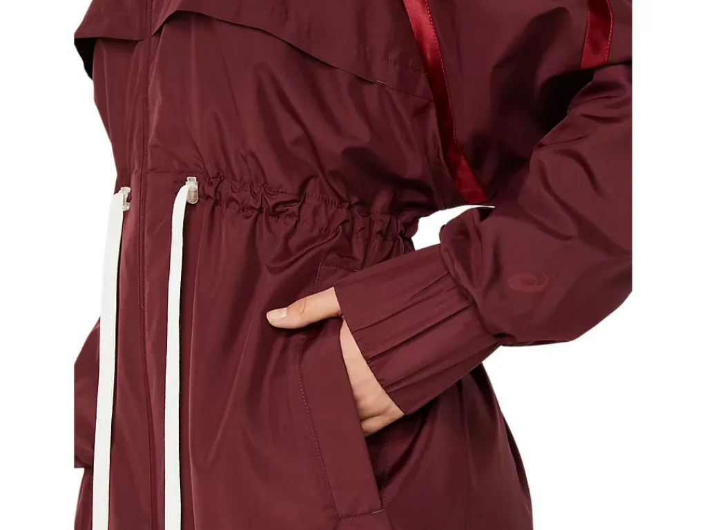 ASICS NAGINO WOVEN LONG JACKET-Women Jackets & Outerwear