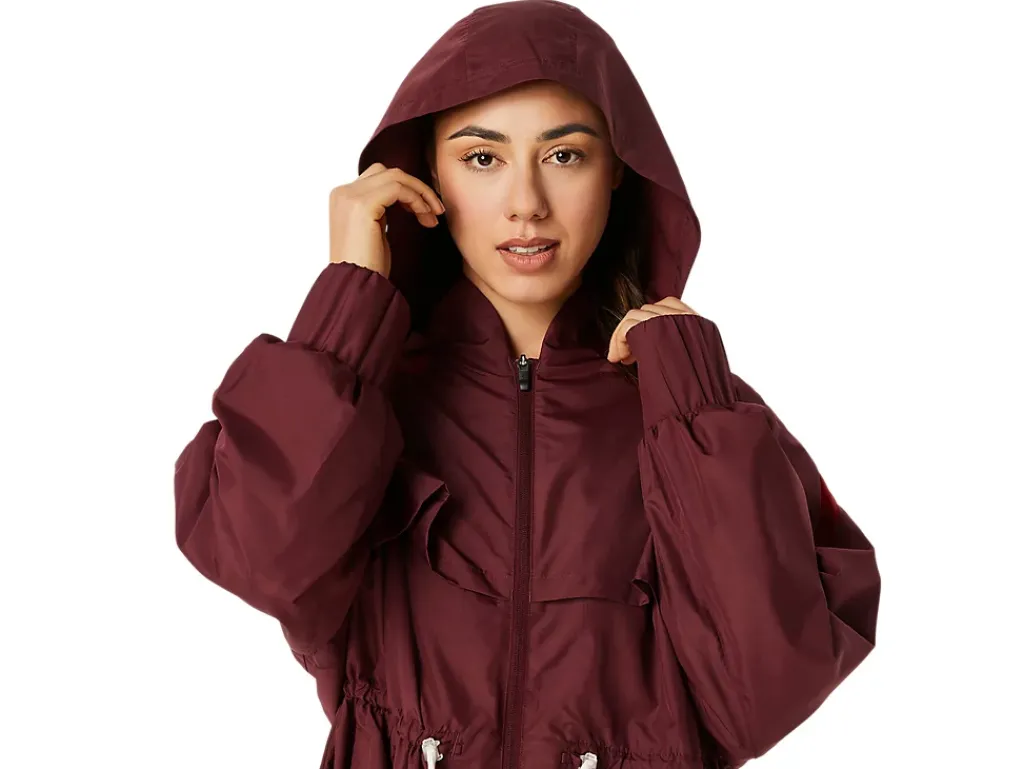 ASICS NAGINO WOVEN LONG JACKET-Women Jackets & Outerwear