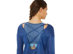 ASICS OPEN BACK LONG SLEEVE TOP-Women T-Shirts & Tops