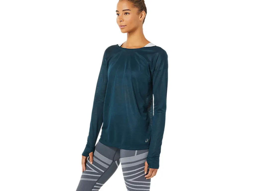 ASICS OPEN BACK LONG SLEEVE TOP-Women T-Shirts & Tops