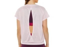 ASICS OPEN BACK SHORT SLEEVE TOP-Women T-Shirts & Tops