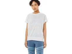 ASICS OPEN BACK SHORT SLEEVE TOP-Women T-Shirts & Tops