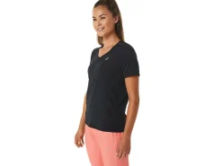 ASICS RACE V-NECK SHORT SLEEVE TOP-Women T-Shirts & Tops