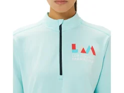 ASICS READY-SET HALF ZIP LAM-Women T-Shirts & Tops