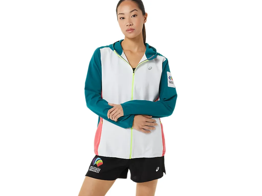 ASICS READY-SET JACKET COLOR BLOCK WCH-Women Jackets & Outerwear