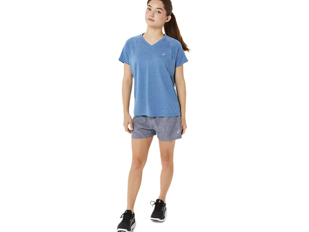 ASICS READY-SET LYTE V-NECK-Women T-Shirts & Tops