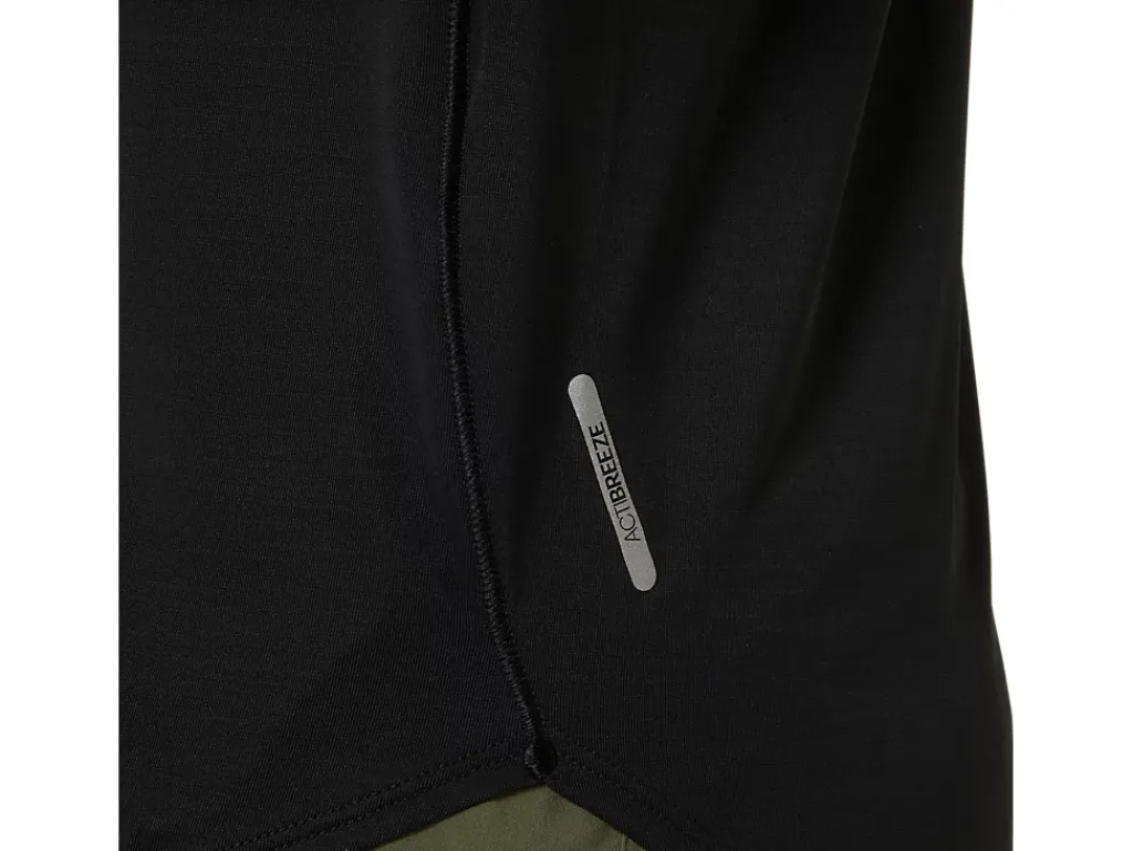 ASICS ROAD V-NECK SHORT SLEEVE TOP-Women T-Shirts & Tops