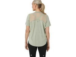 ASICS ROAD V-NECK SHORT SLEEVE TOP-Women T-Shirts & Tops