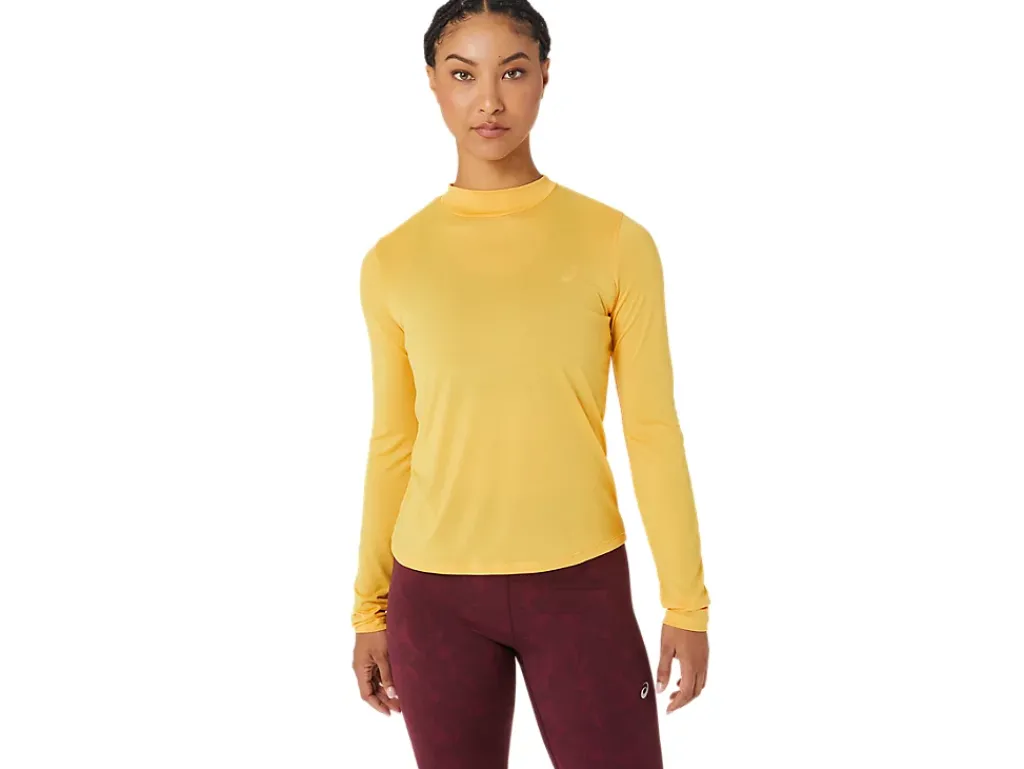 ASICS RUNKOYO MOCK NECK LONG SLEEVE TOP-Women T-Shirts & Tops