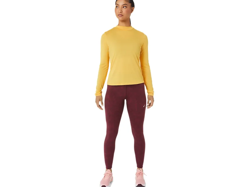 ASICS RUNKOYO MOCK NECK LONG SLEEVE TOP-Women T-Shirts & Tops