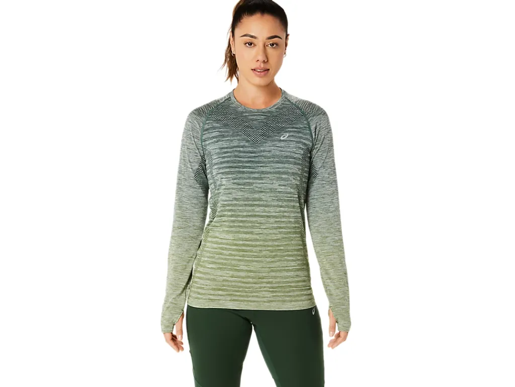 ASICS SEAMLESS LONG SLEEVE TOP-Women T-Shirts & Tops