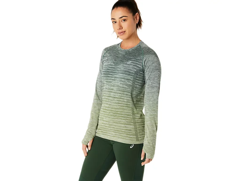 ASICS SEAMLESS LONG SLEEVE TOP-Women T-Shirts & Tops