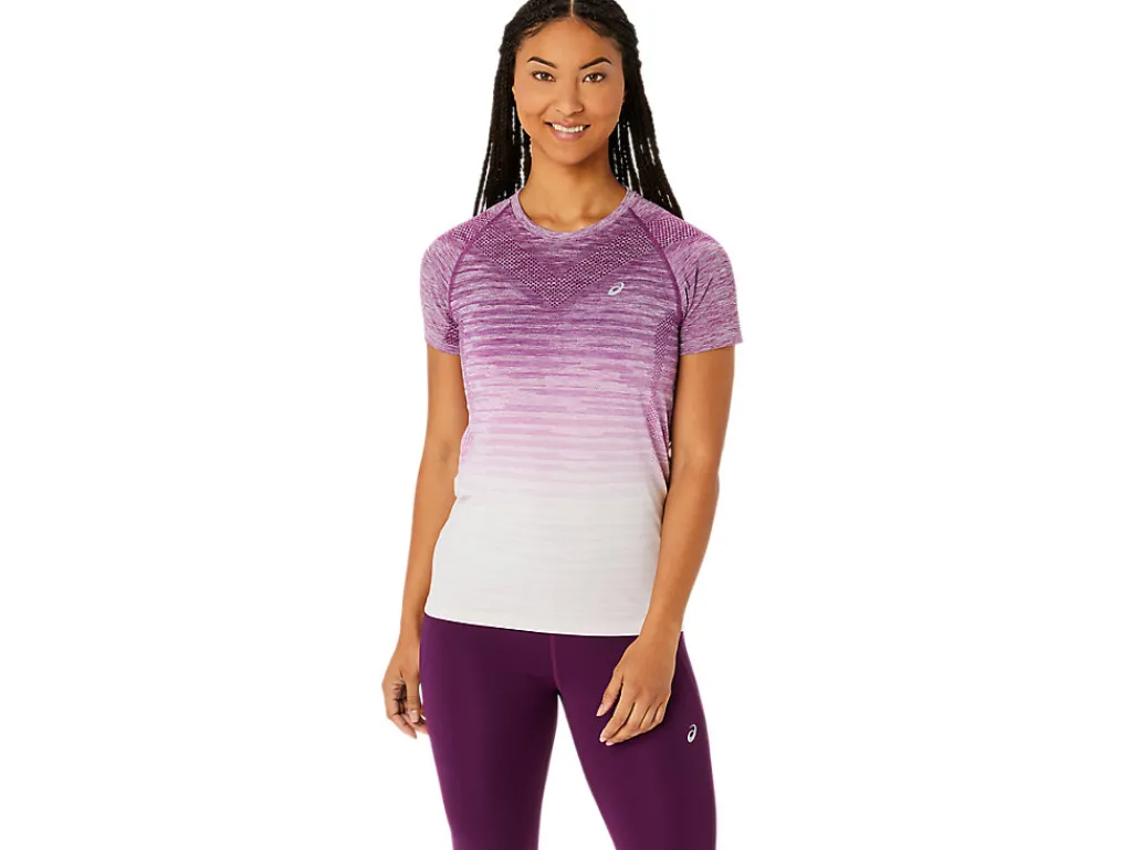 ASICS SEAMLESS SHORT SLEEVE TOP-Women T-Shirts & Tops