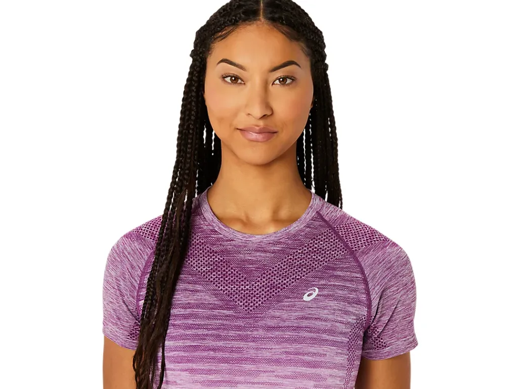 ASICS SEAMLESS SHORT SLEEVE TOP-Women T-Shirts & Tops