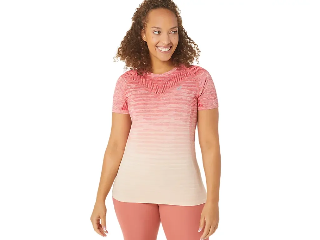 ASICS SEAMLESS SHORT SLEEVE TOP-Women T-Shirts & Tops