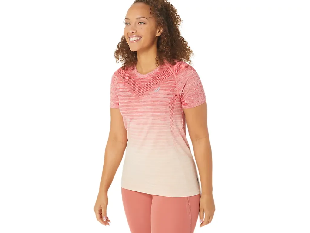 ASICS SEAMLESS SHORT SLEEVE TOP-Women T-Shirts & Tops