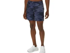 ASICS SEASONAL ALL OVER PRINT 7IN SHORTS-Men Training|Shorts