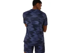 ASICS SEASONAL ALL OVER PRINT SHORT SLEEVE TOP-Men Training|T-Shirts & Tops