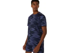 ASICS SEASONAL ALL OVER PRINT SHORT SLEEVE TOP-Men Training|T-Shirts & Tops