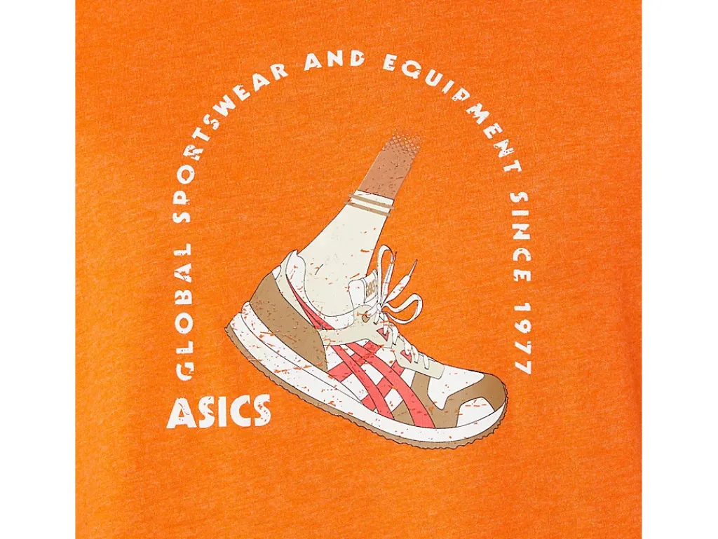 ASICS SHORT SLEEVE 1977 GLOBAL SPORTSWEAR TEE-Women T-Shirts & Tops|Extended Sizes