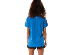 ASICS SHORT SLEEVE PRINT V-NECK-Women Extended Sizes|T-Shirts & Tops