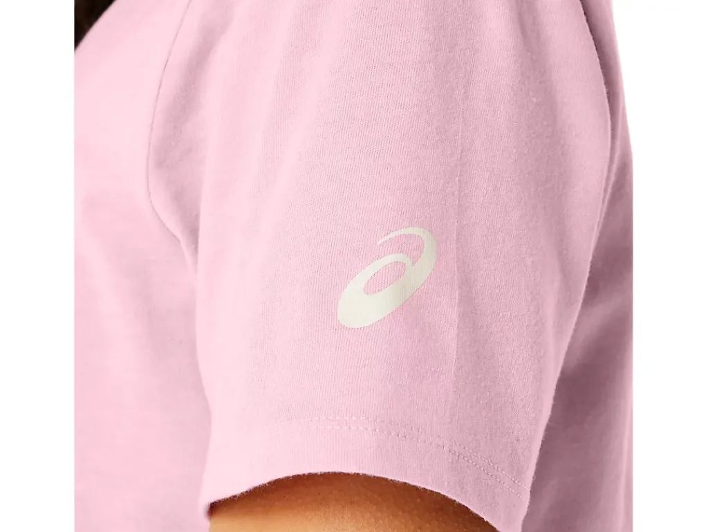 ASICS SHORT SLEEVE EST 1977 V-NECK TEE-Women Extended Sizes|T-Shirts & Tops