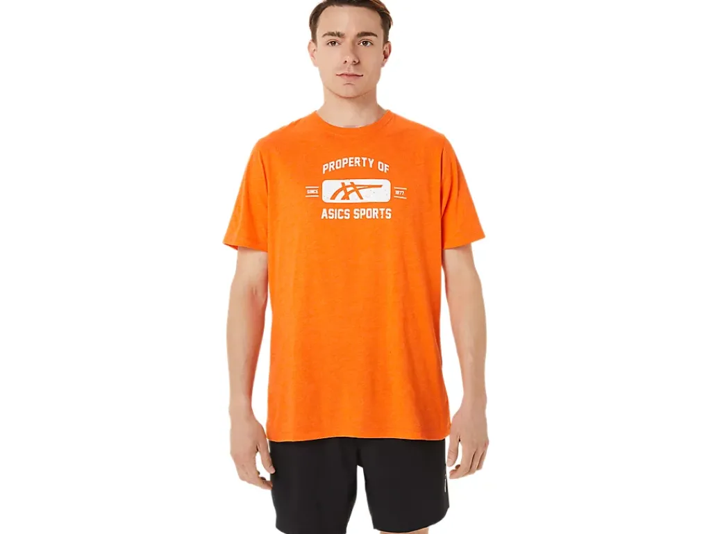 ASICS SHORT SLEEVE PROPERTY OF SPORTS TEE-Women T-Shirts & Tops|Extended Sizes