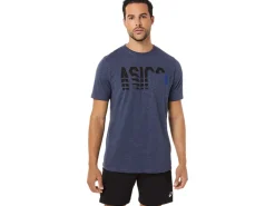 ASICS SHORT SLEEVE STRIPED POCKET TEE-Men Extended Sizes|T-Shirts & Tops
